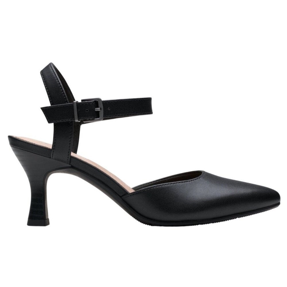 Clarks Kataleyna Cora Kitten Heel Pumps Black Size 7.5 - Picture 2 of 11